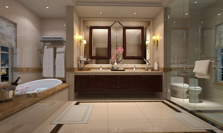 別墅設(shè)計(jì)衛(wèi)生間如何凸顯功能性？ 